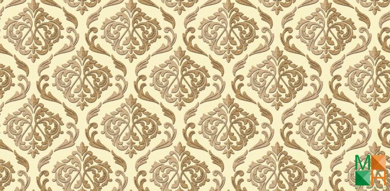 Giấy dán tường Hàn Quốc cổ điển màu vàng 88109-3